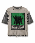global culture distressed tee