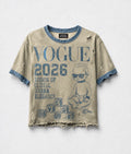 wavy navy t shirt
